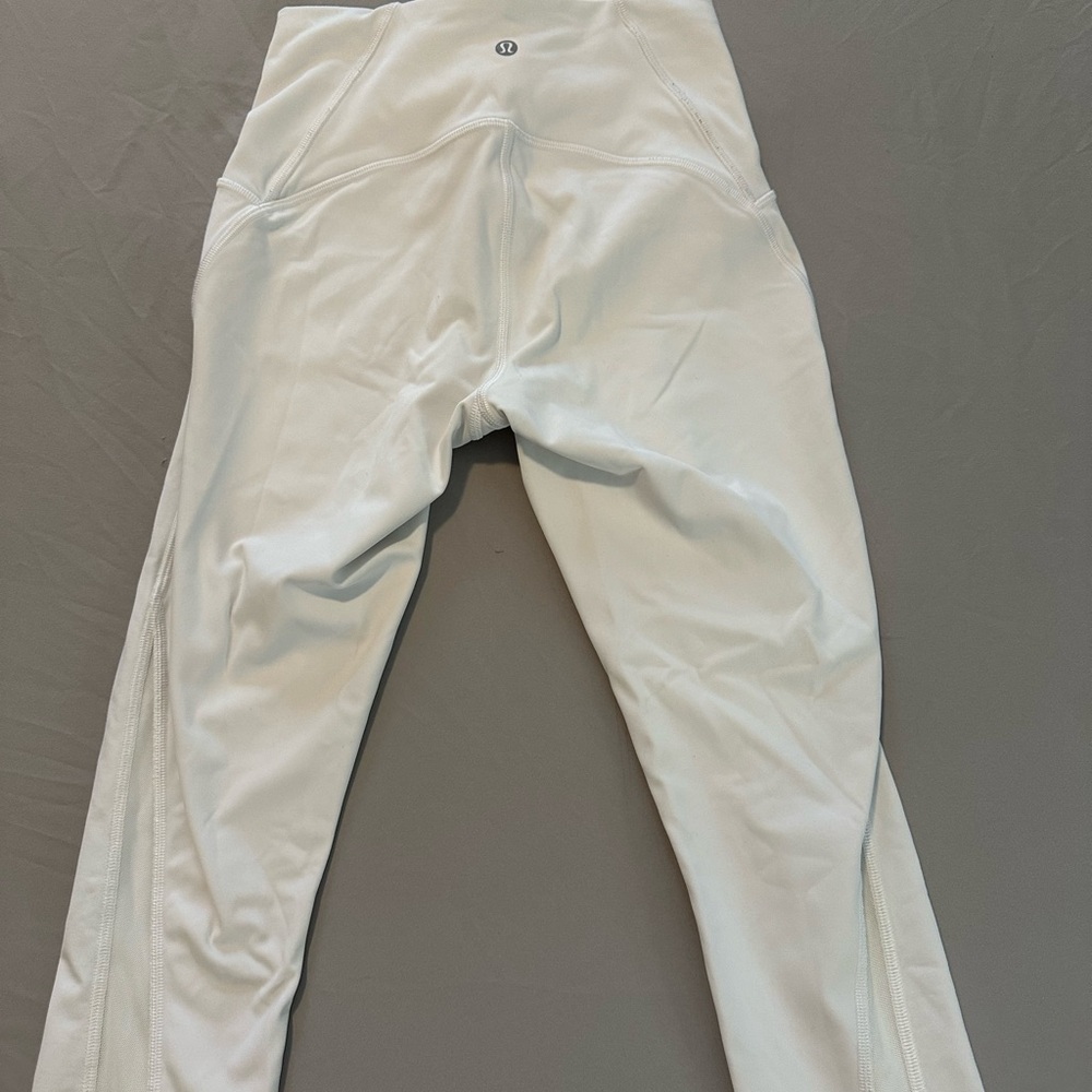 White Lululemon Align Leggings